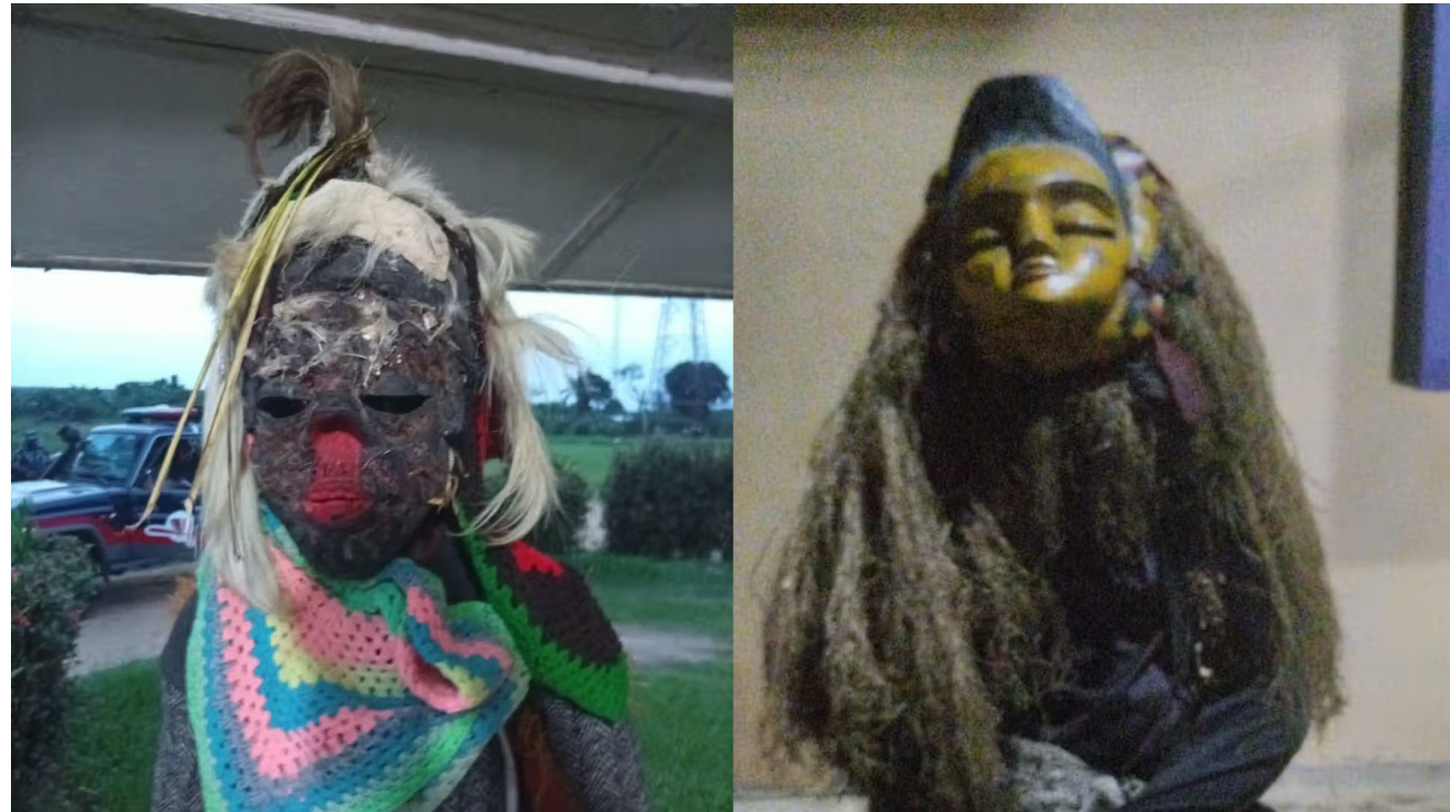Police arrest two masquerades for assaulting and extorting residents in Akwa Ibom